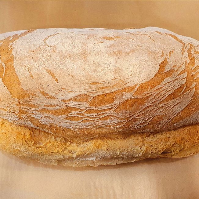 Barra de pan mallorquín blanca